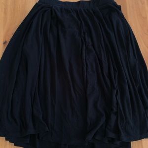 Black Flowy Skirt